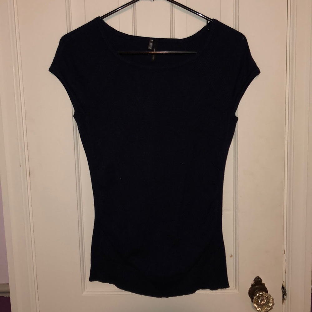 Navy Blue Blouse